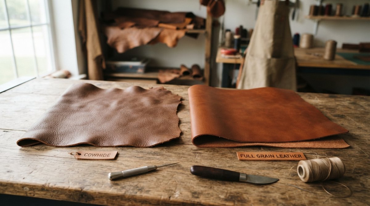 Cowhide vs Full Grain Leather: Which Lasts Longer?