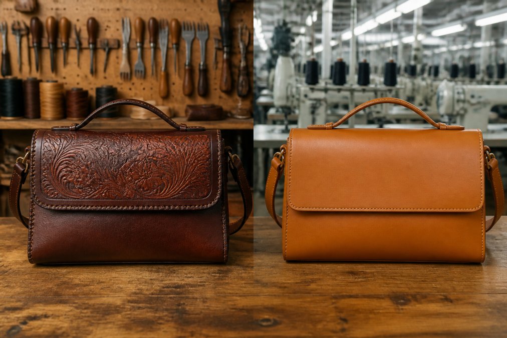 Handmade vs Mass-Produced Leather Bags: Quality, Cost & Durability