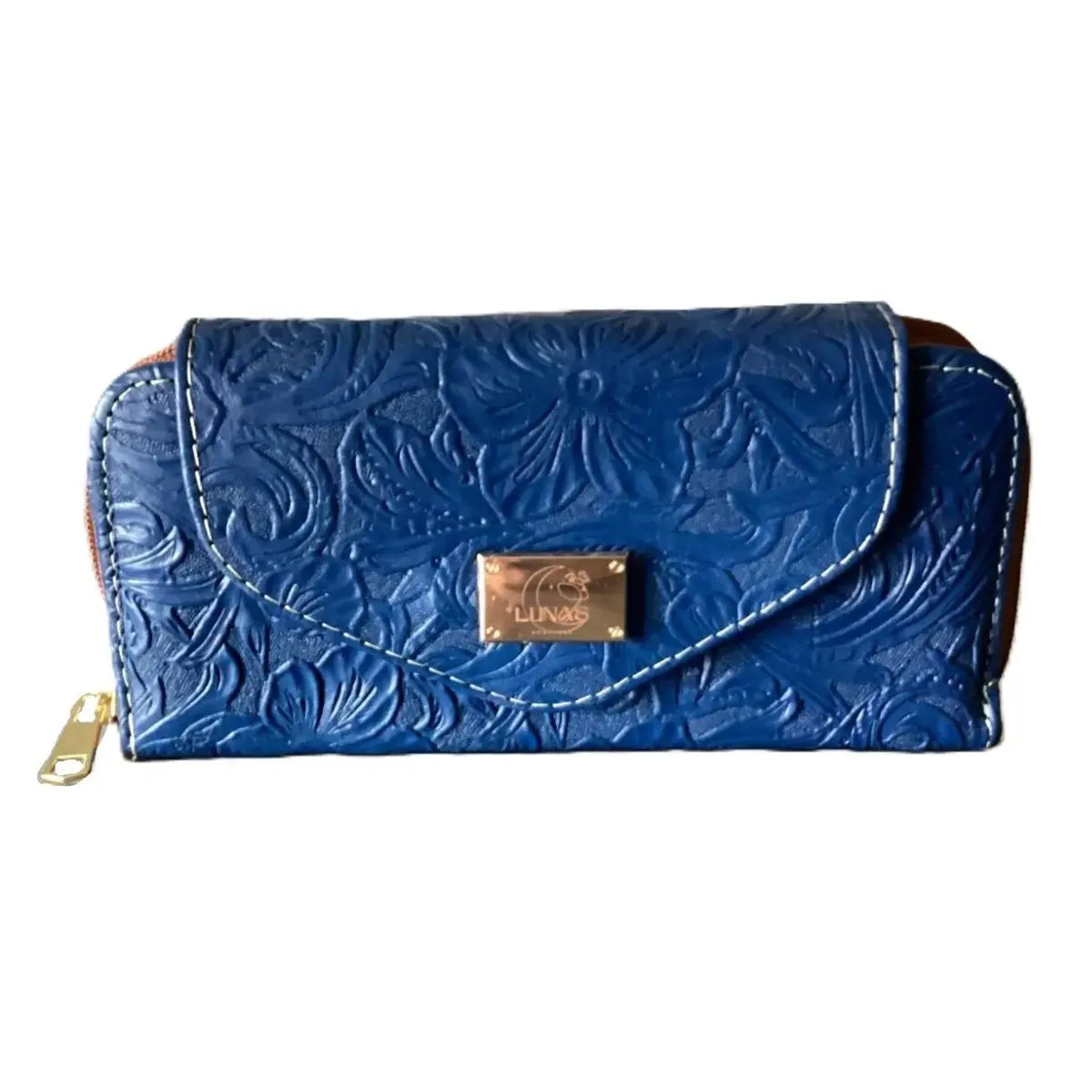 Plain Flap Shoulder Bag - Genuine Leather