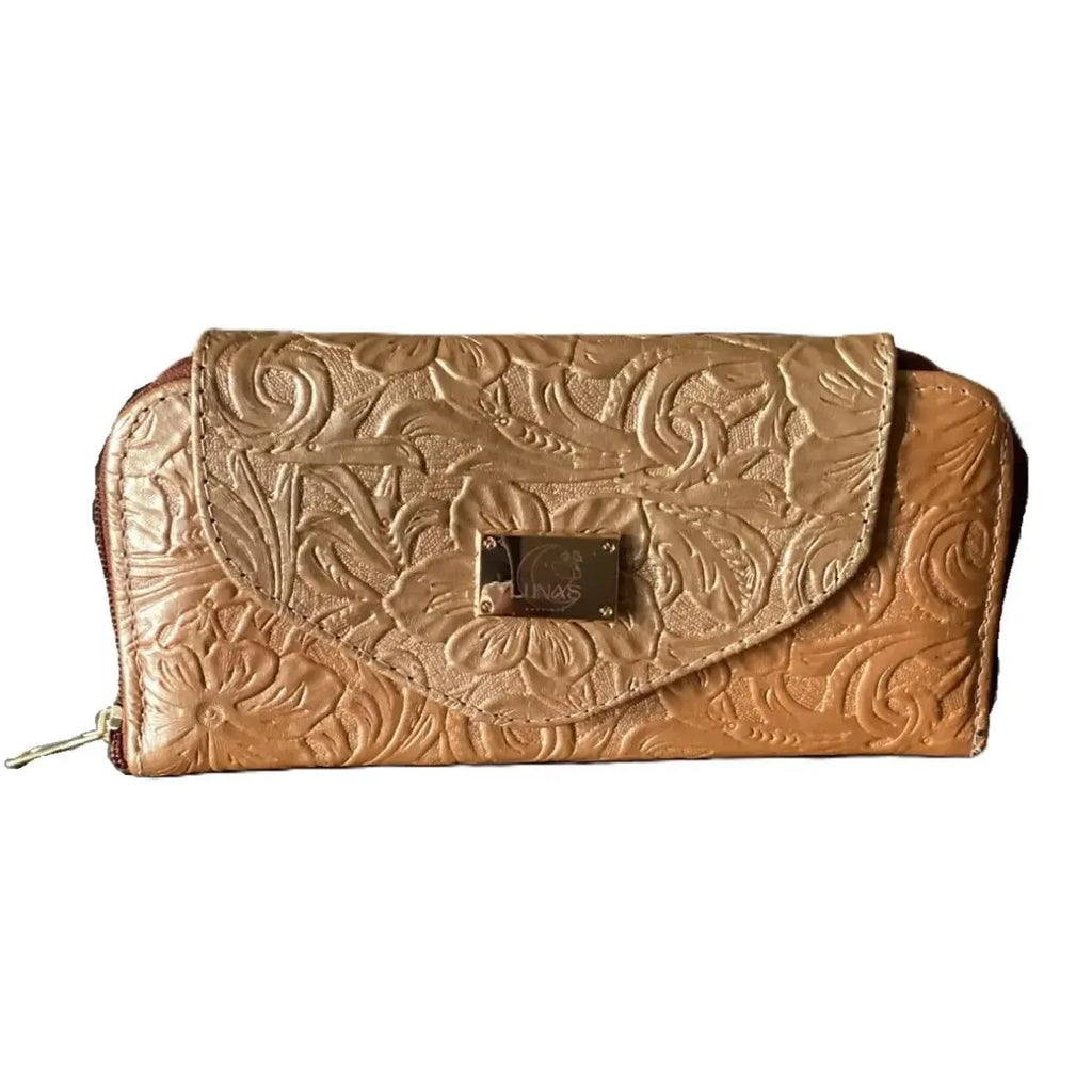 Plain Flap Shoulder Bag - Genuine Leather