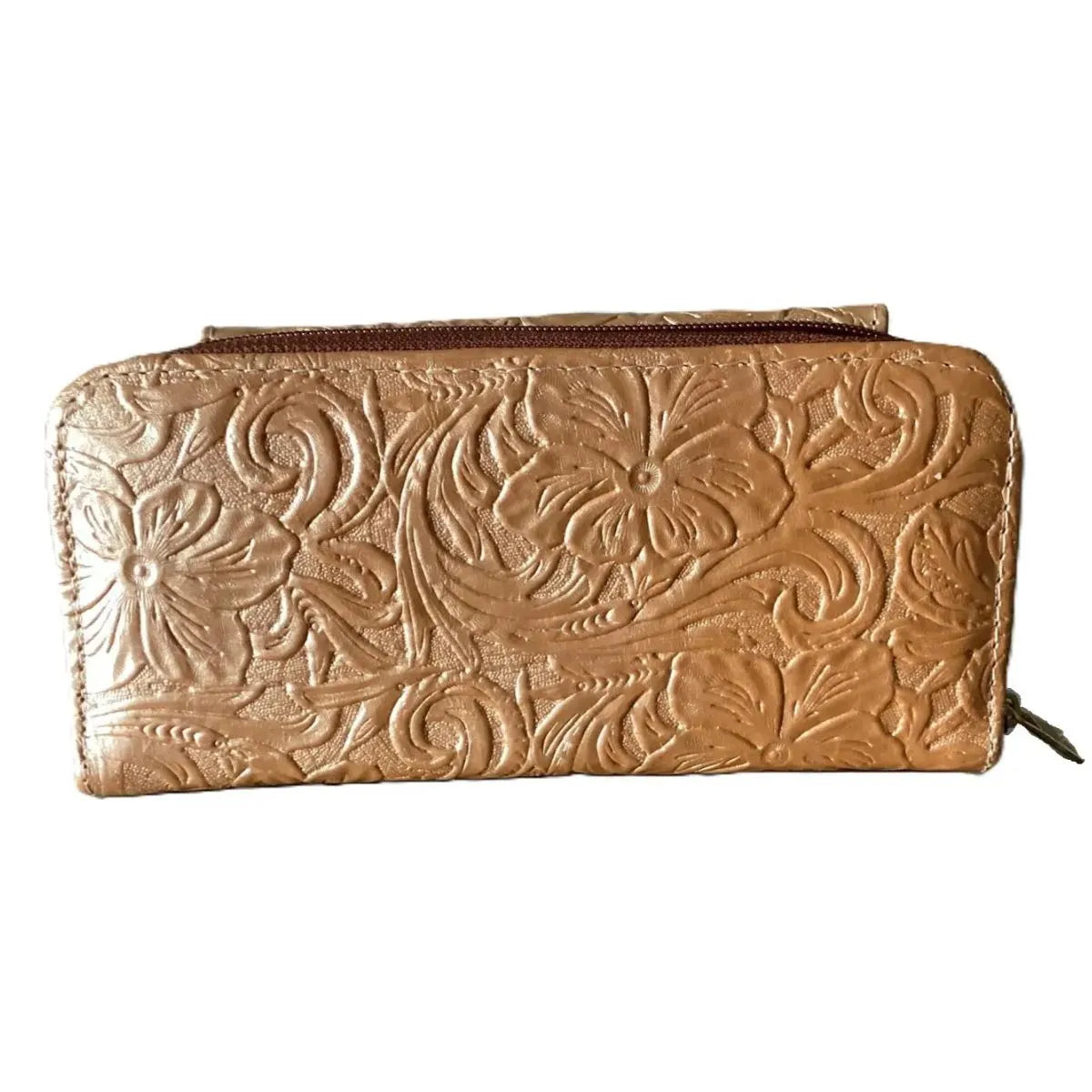 Plain Flap Shoulder Bag - Genuine Leather