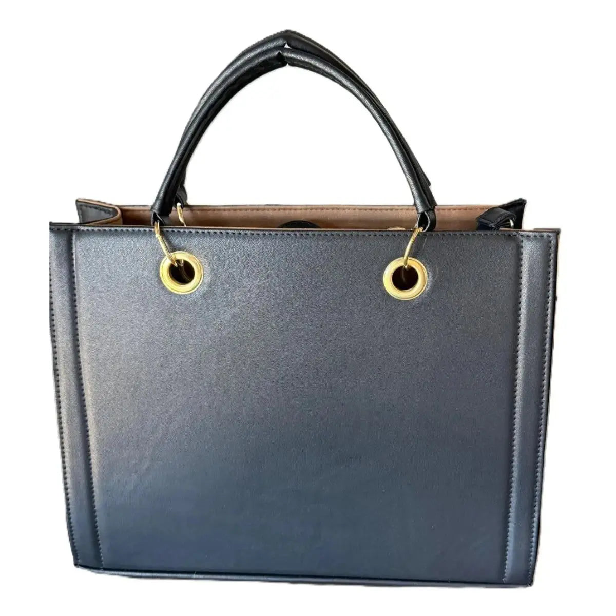 Chiseled Tote Bag with Inner Pouch - LunaArtesanal