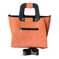 Chiseled Trapezoid Bag with Zipper - LunaArtesanal