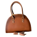 Hand-Painted Vegetable-Tanned Leather "Dome" Bag