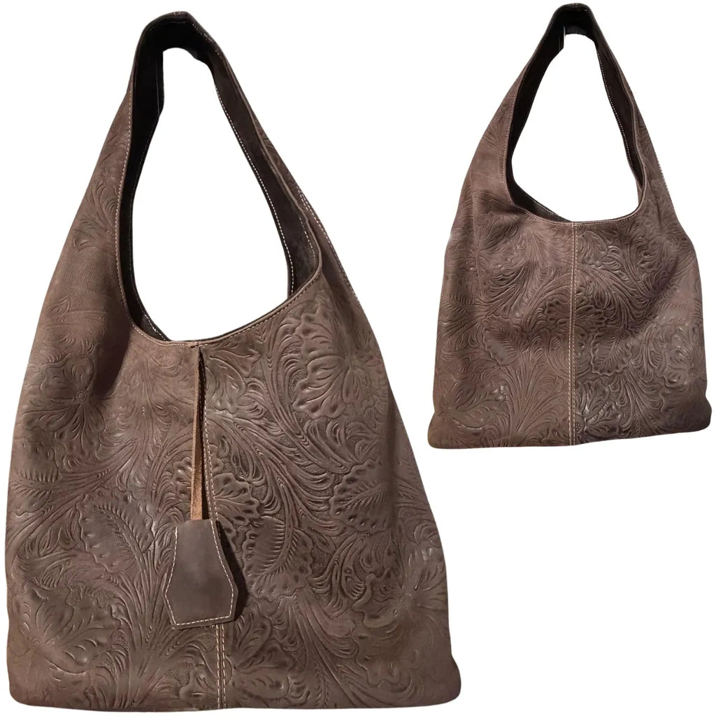 "Bol Queen" Bag - True Sophistication in Embossed Leather
