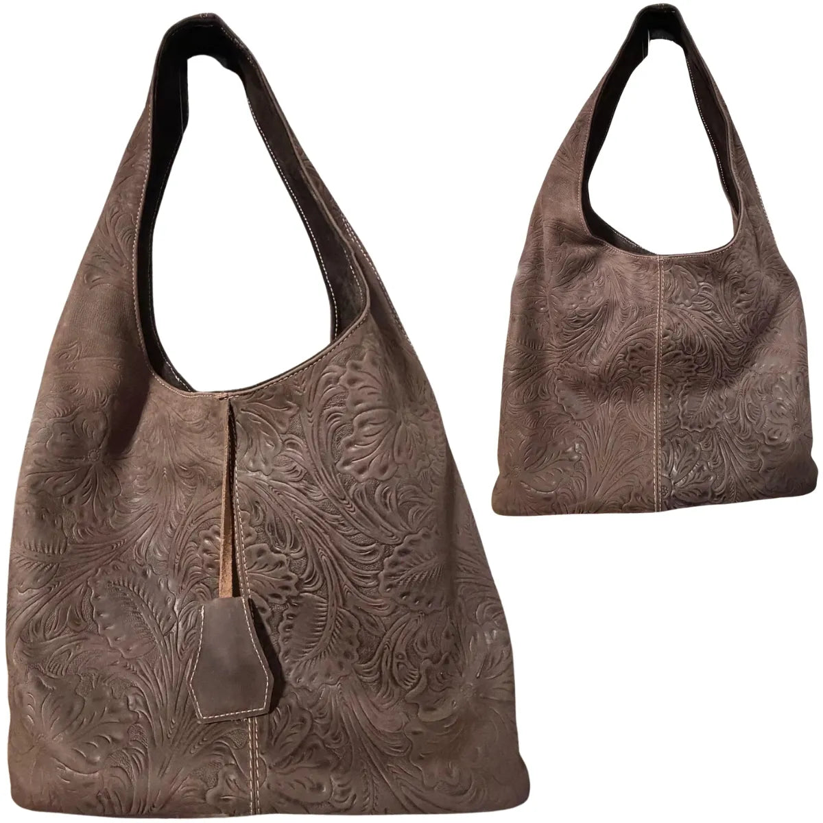 "Bol Queen" Bag - True Sophistication in Embossed Leather