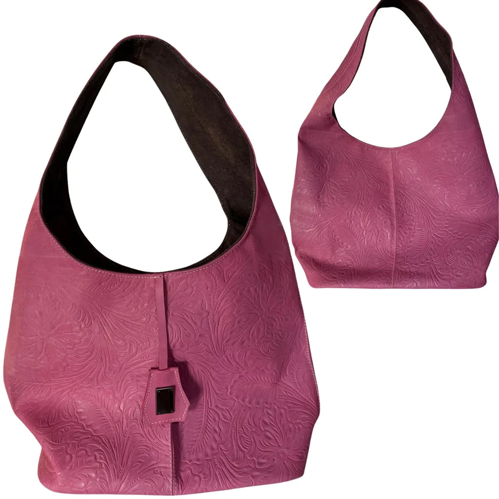 "Bol Queen" Bag - True Sophistication in Embossed Leather