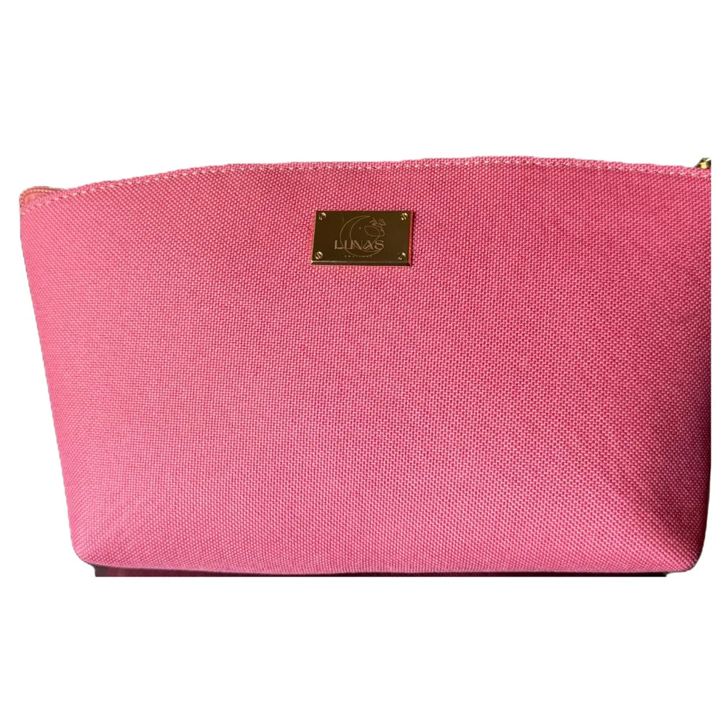Jute Cosmetic Bag - Natural Organization in Solid Colors