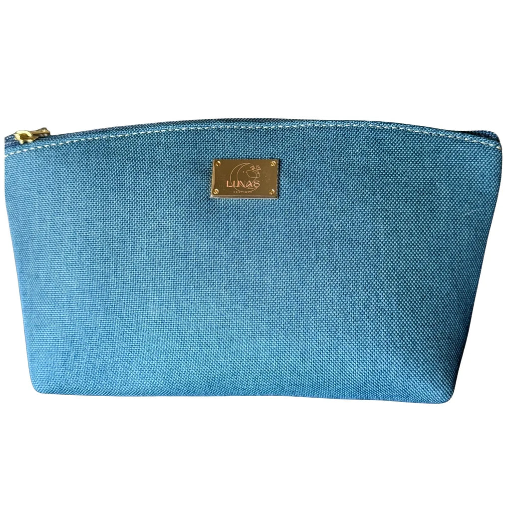 Jute Cosmetic Bag - Natural Organization in Solid Colors