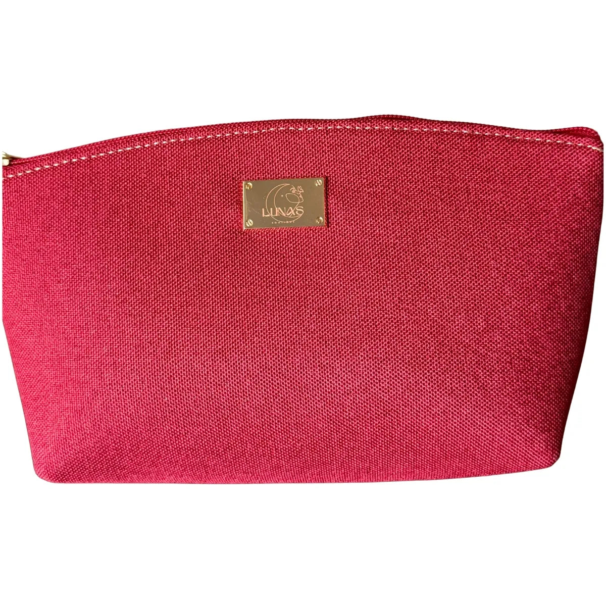 Jute Cosmetic Bag - Natural Organization in Solid Colors