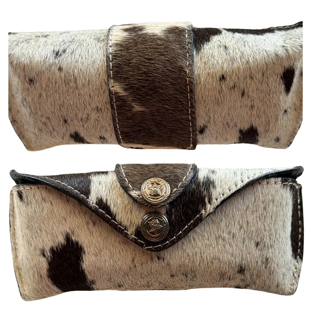 Multipurpose Leather Case with Natural Fur - Animal Print