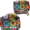 Bolsa de Yute Estilo "Cajita" con Arte Floral