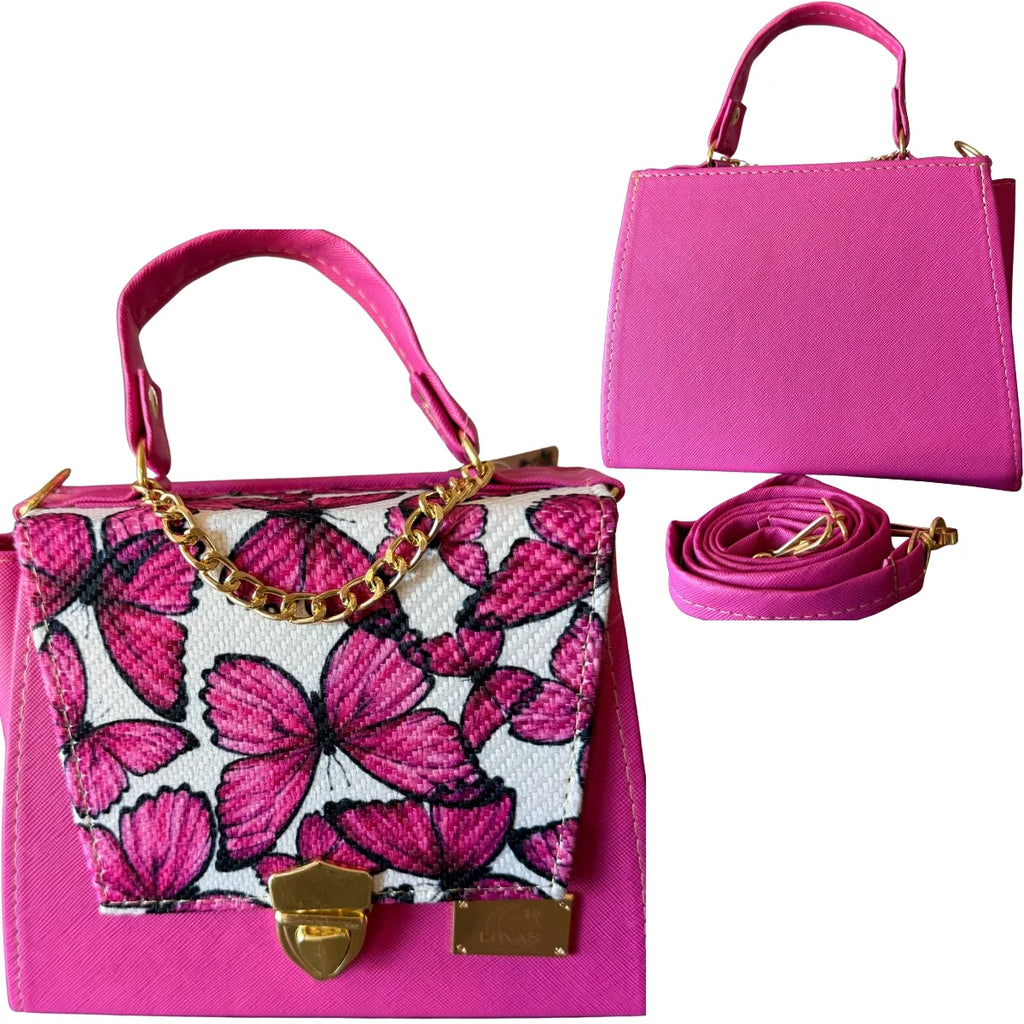 Jute Crossbody Bag - Handcrafted Floral Design