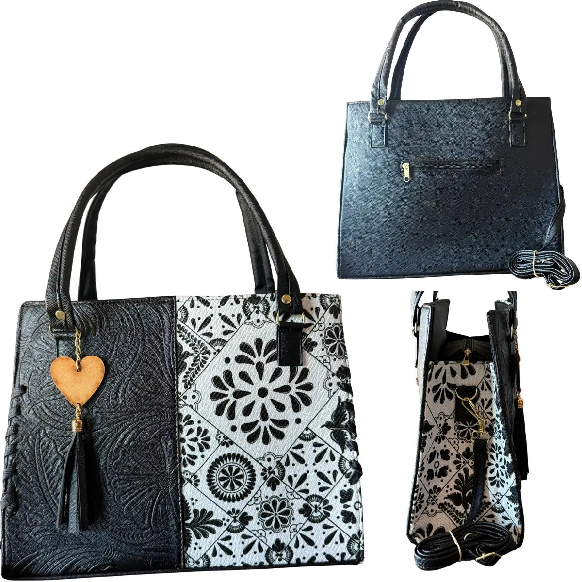 "Artisan Duality" Handbag - Textures of Mexico Collection