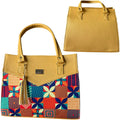 Handcrafted Jute Bag "Mexican Mosaic" - Structural Design