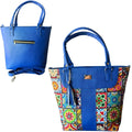 "Blue Mosaic" Tote Bag - Style and Tradition