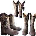Malcreado Cowboy Boots in Bull Neck Leather - Chocolate