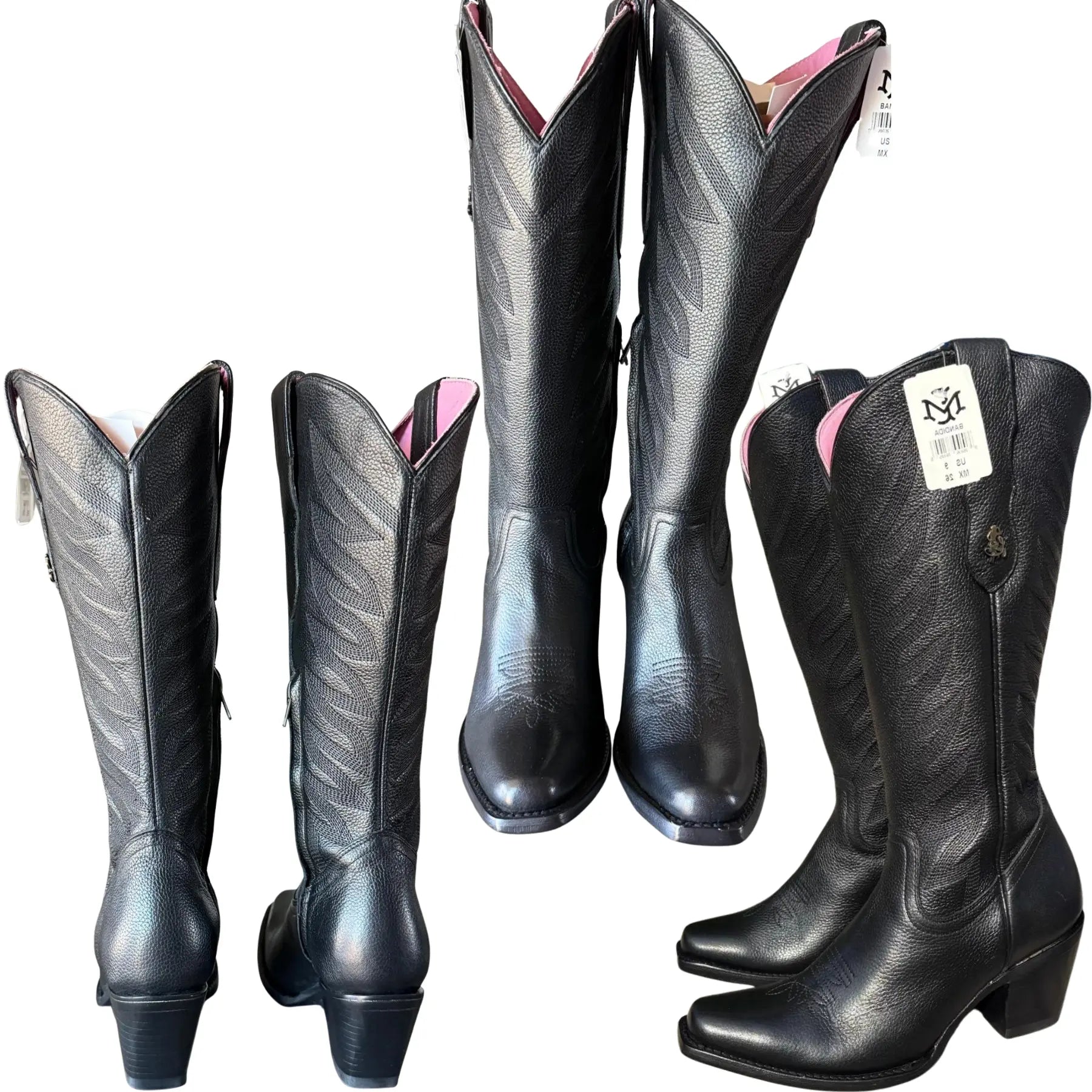 Bandida Women's Cowboy Boots - Elegant Black