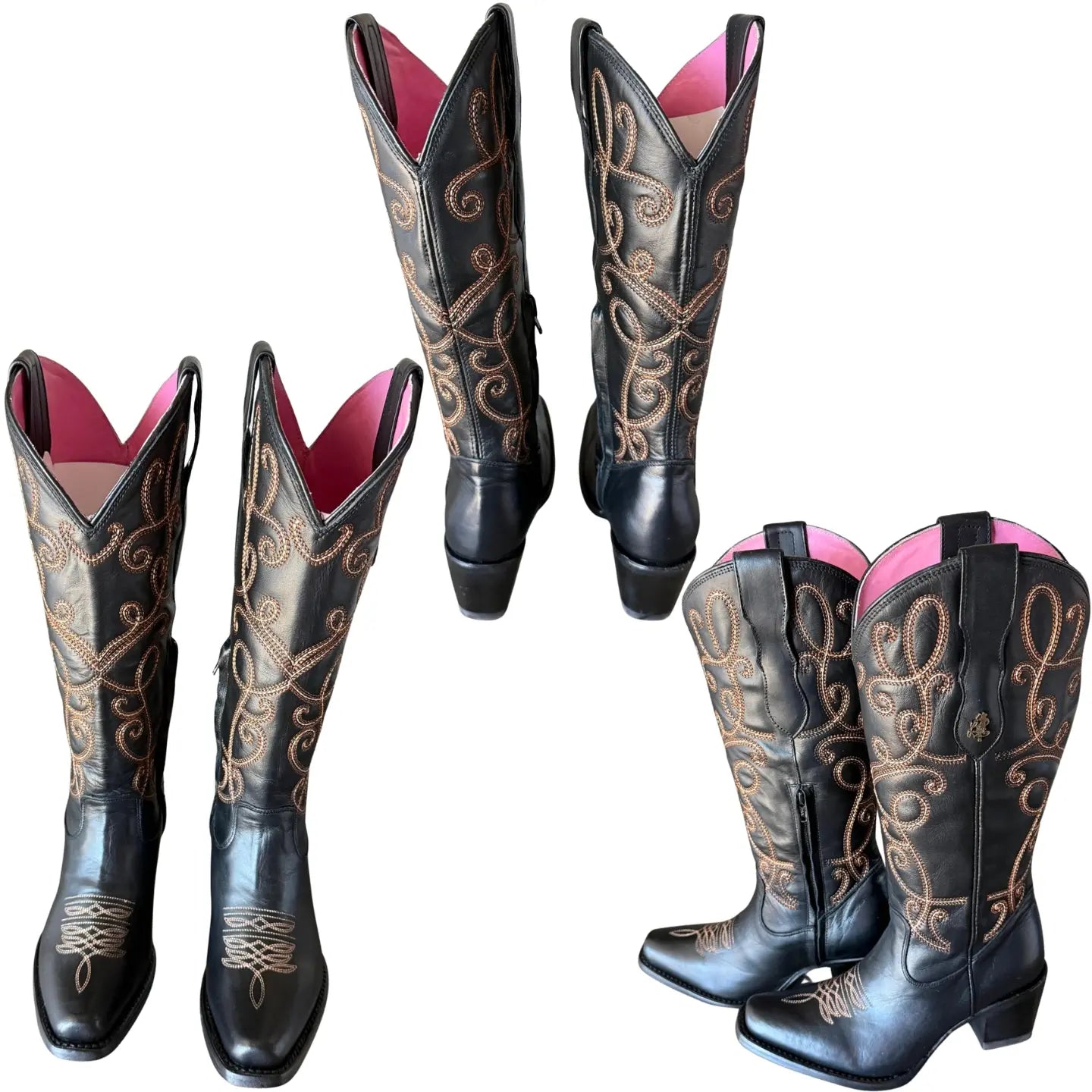 Maddame Women's Cowboy Boots - Florentino Black