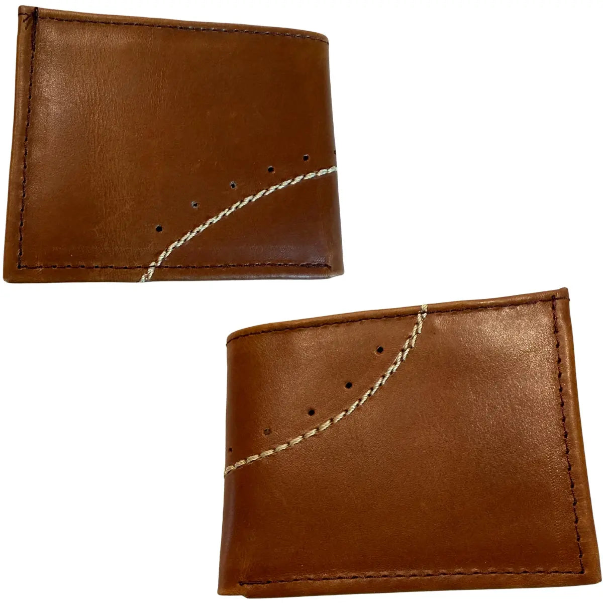 Malcreado Handcrafted Men's Leather Wallet - Shaded Finish