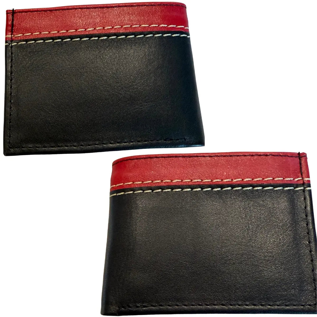 Malcreado Handcrafted Men's Leather Wallet - Shaded Finish