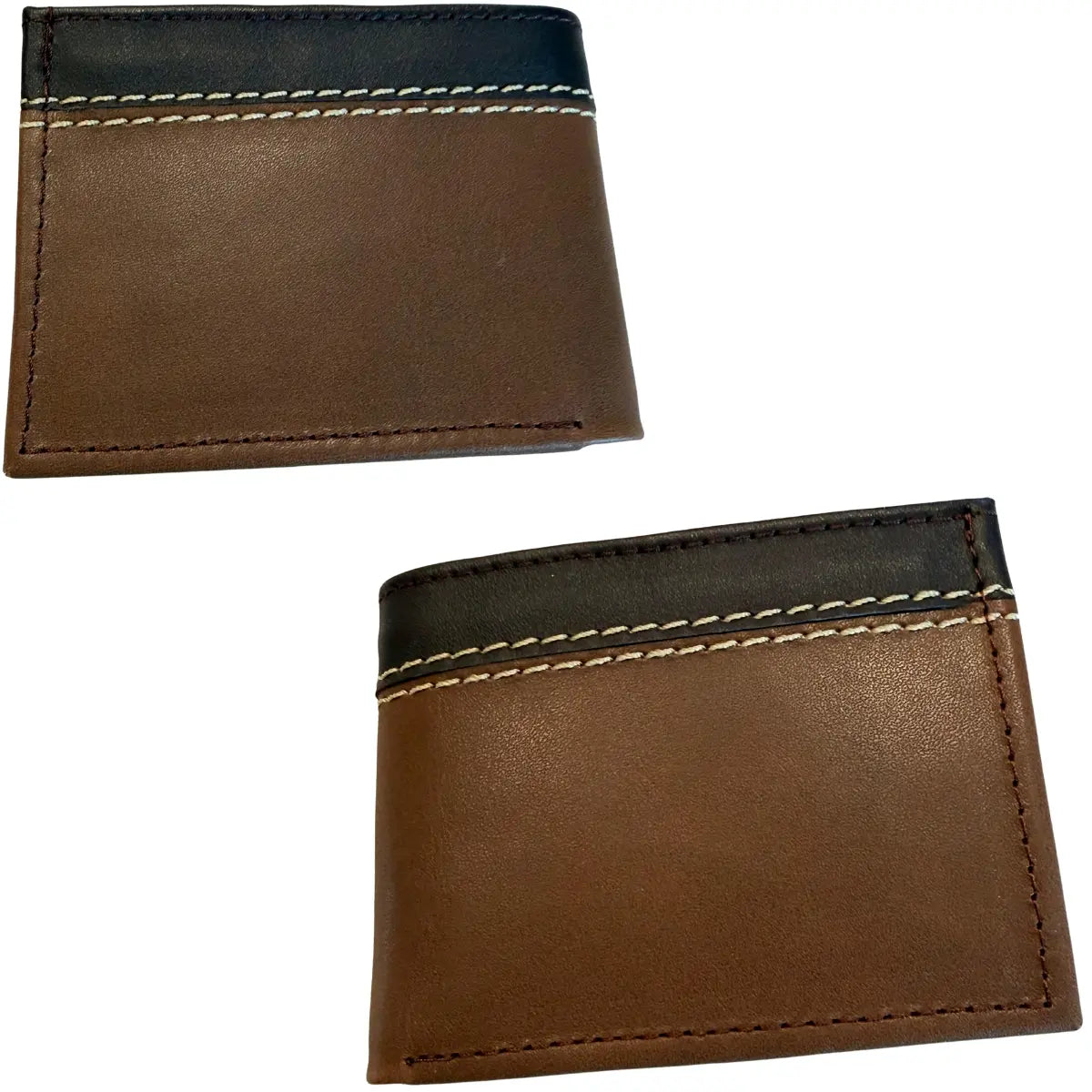 Malcreado Handcrafted Men's Leather Wallet - Shaded Finish