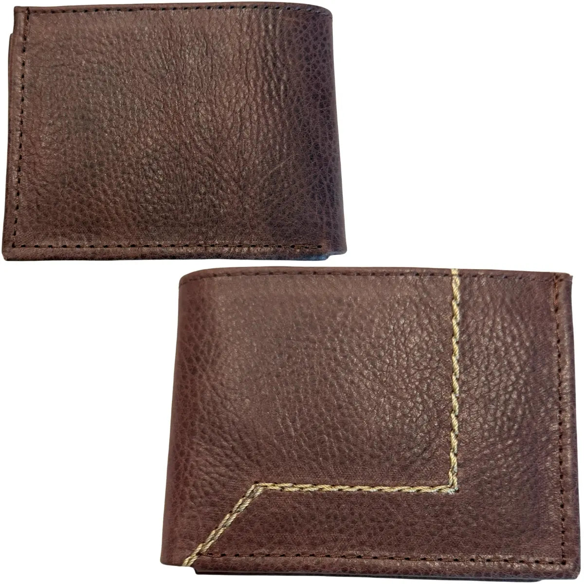 Malcreado Handcrafted Men's Leather Wallet - Shaded Finish