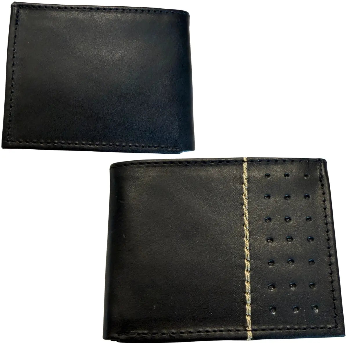 Malcreado Handcrafted Men's Leather Wallet - Shaded Finish