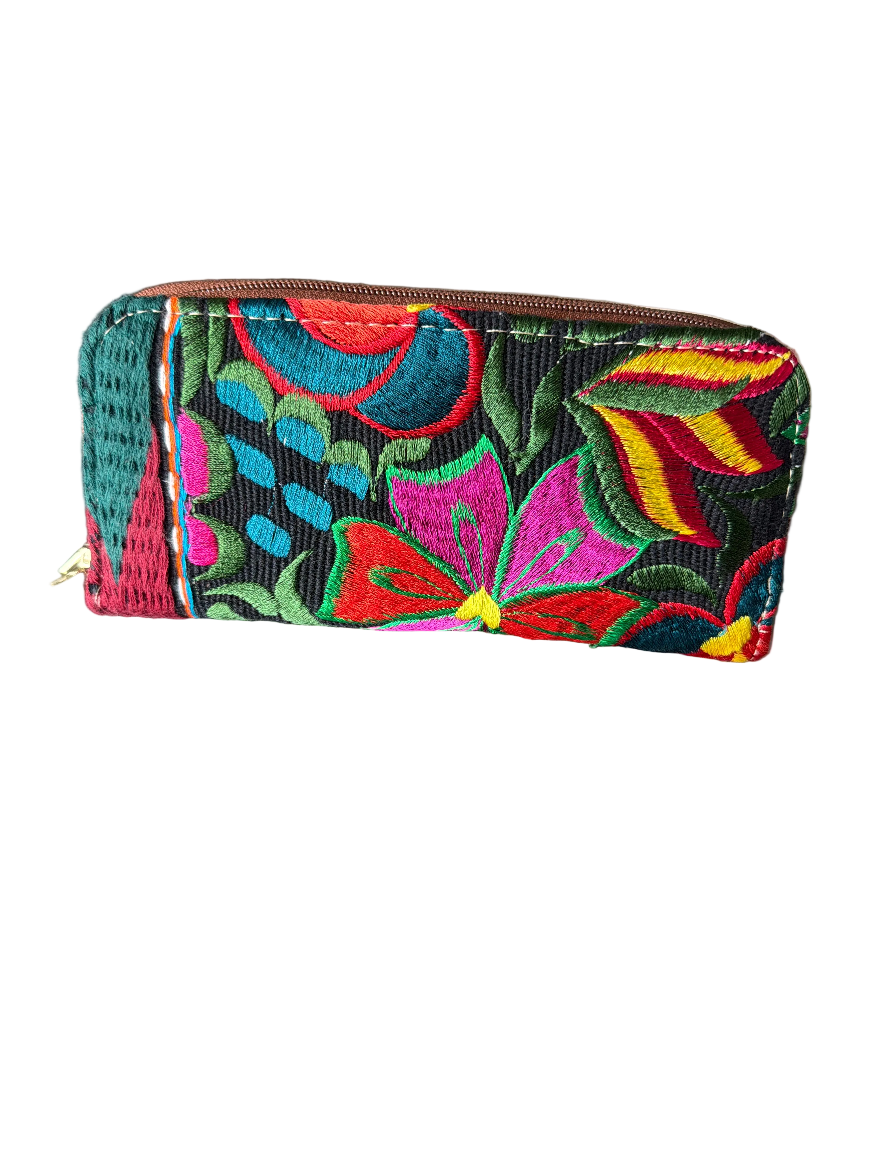 Cartera Bandolera Doble: Piel y Telar
