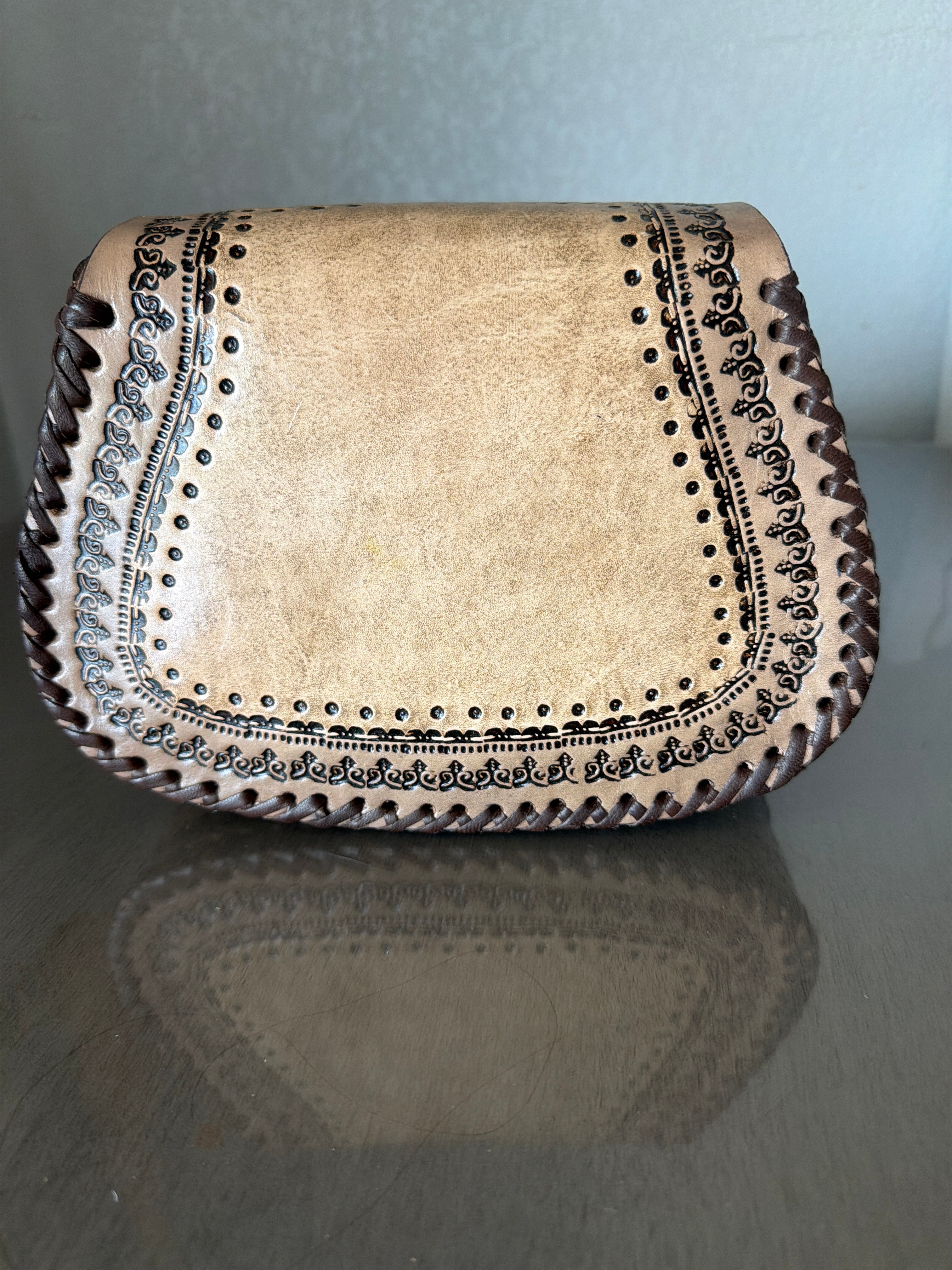 Bolsa "Mari Adelina" - Satchel Mini Pincelado a Mano
