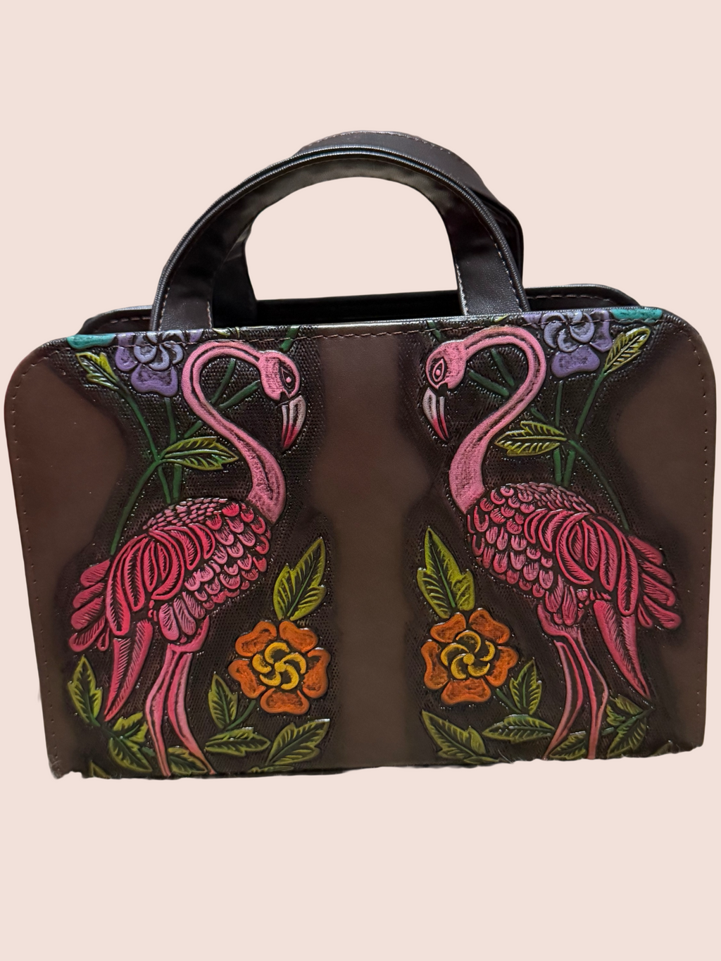 Bolsa Rectangular Minimalista en Cuero Vegetal Gris
