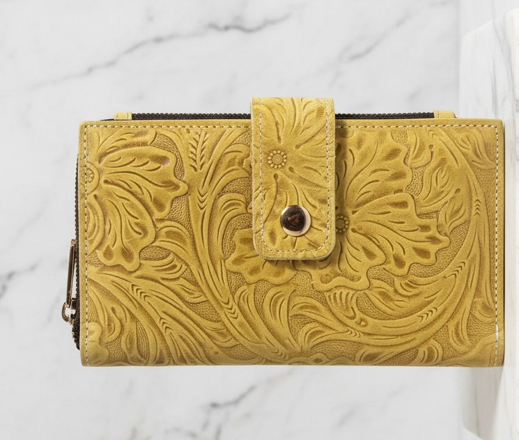 Flora Limón | Yellow Floral Wallet