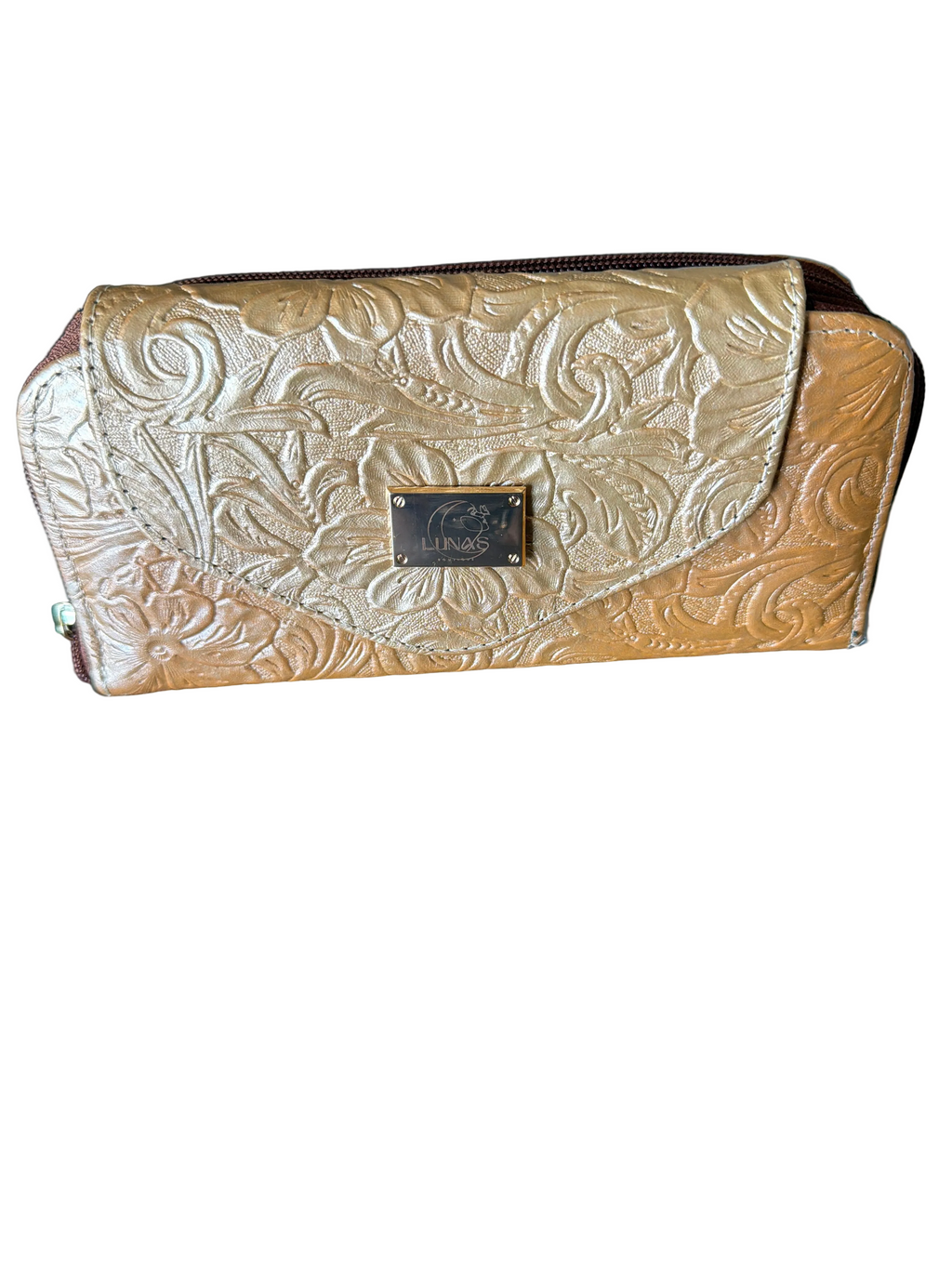 Cartera Bandolera Doble Zipper - LunaArtesanal
