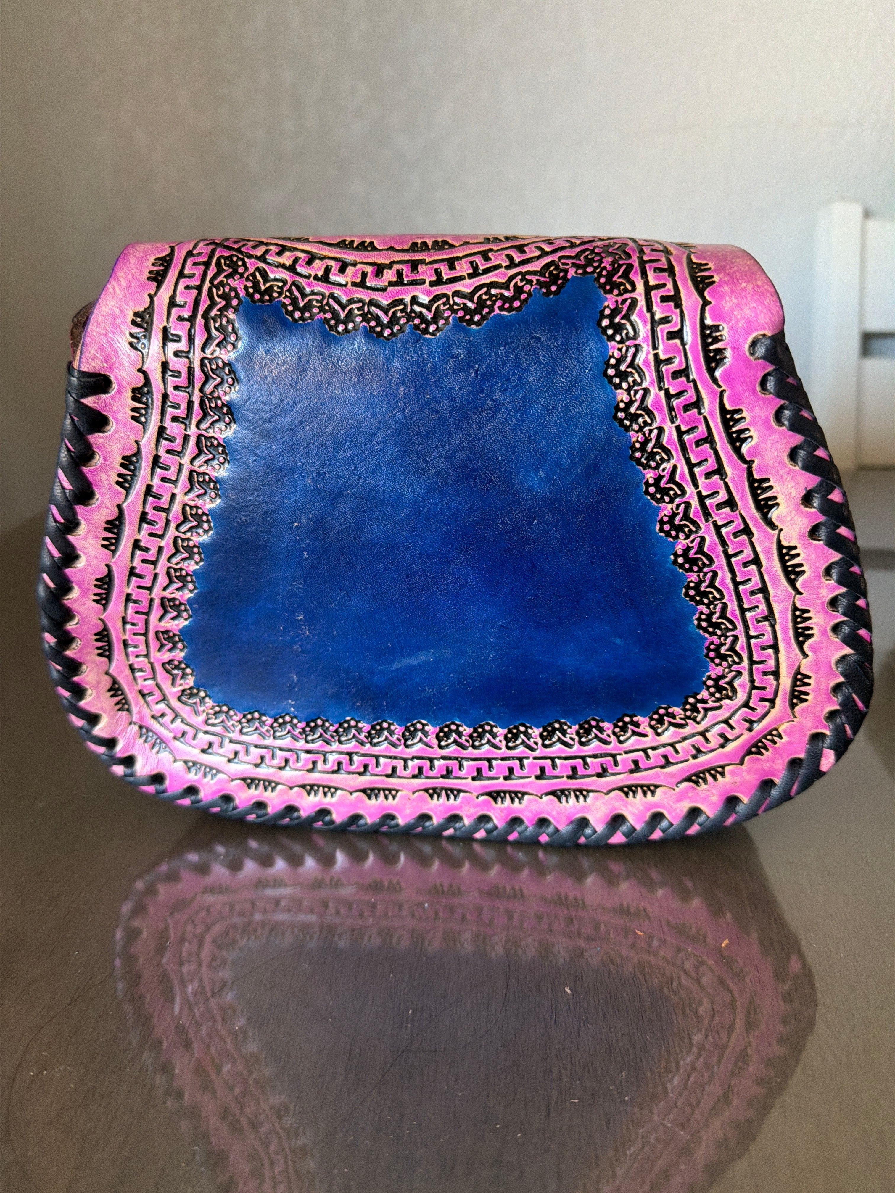 "Cross Amor" Bag - Leather Crossbody Bag with Flap