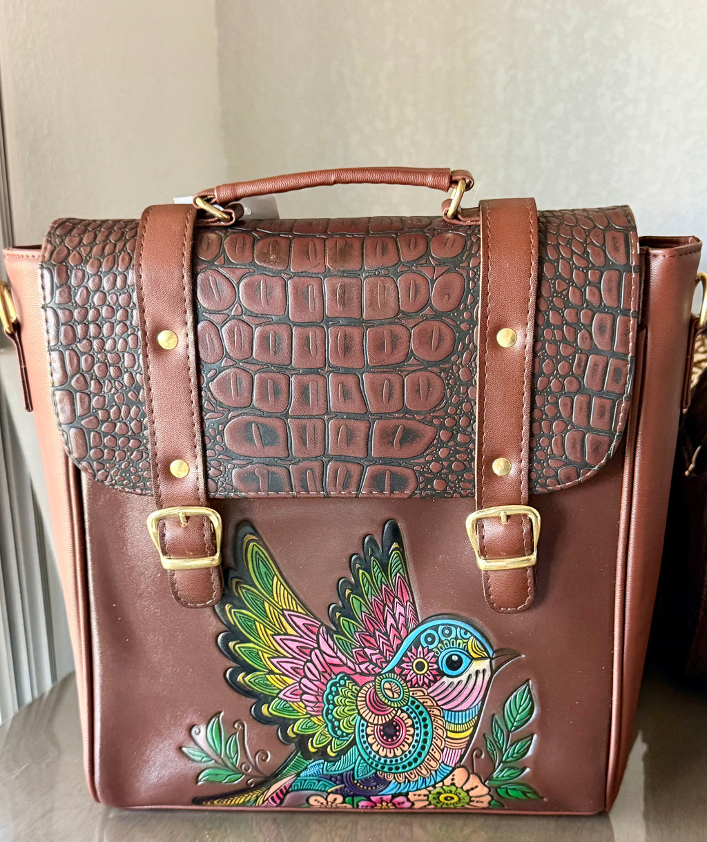 Mochila "María Antonieta" - Lujo en Piel y Capacidad Superior