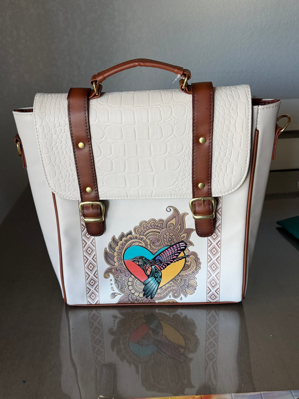 Mochila "María Antonieta" - Lujo en Piel y Capacidad Superior