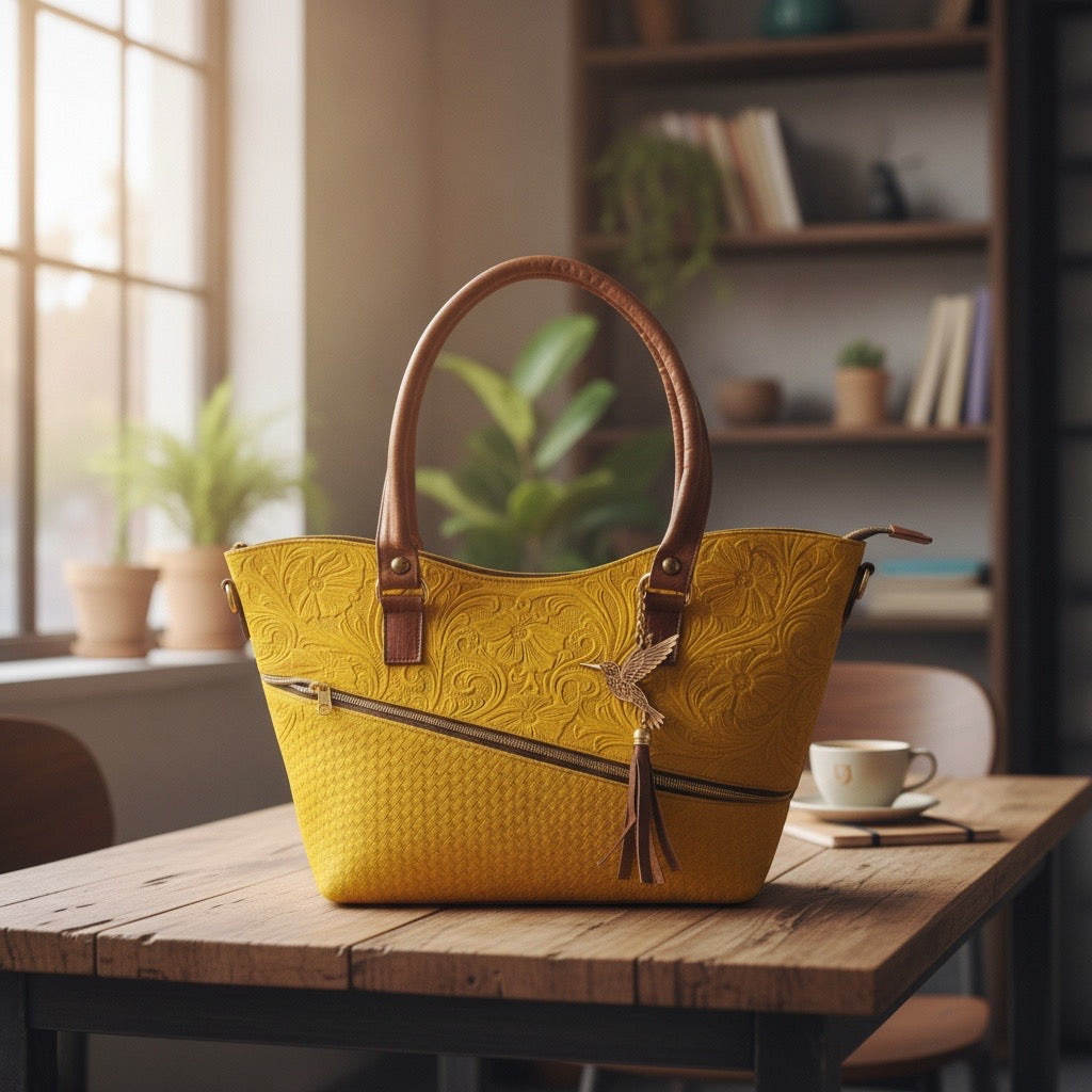 Tote the leather