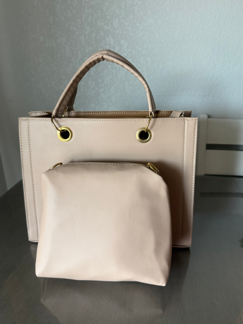 Bolsa Tote de Piel Pintada a Mano - LunaArtesanal