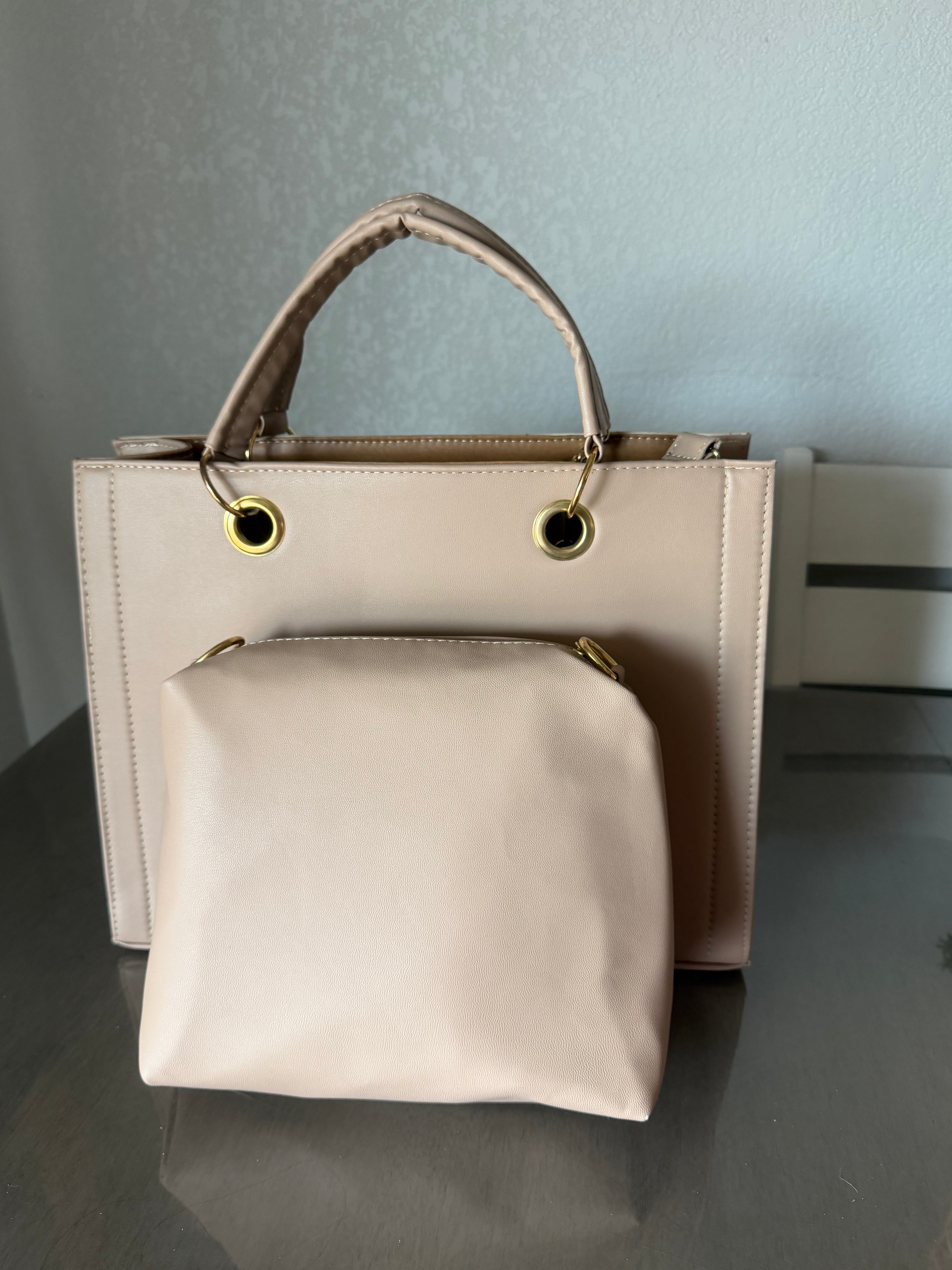 Bolsa Tote de Piel Pintada a Mano - LunaArtesanal