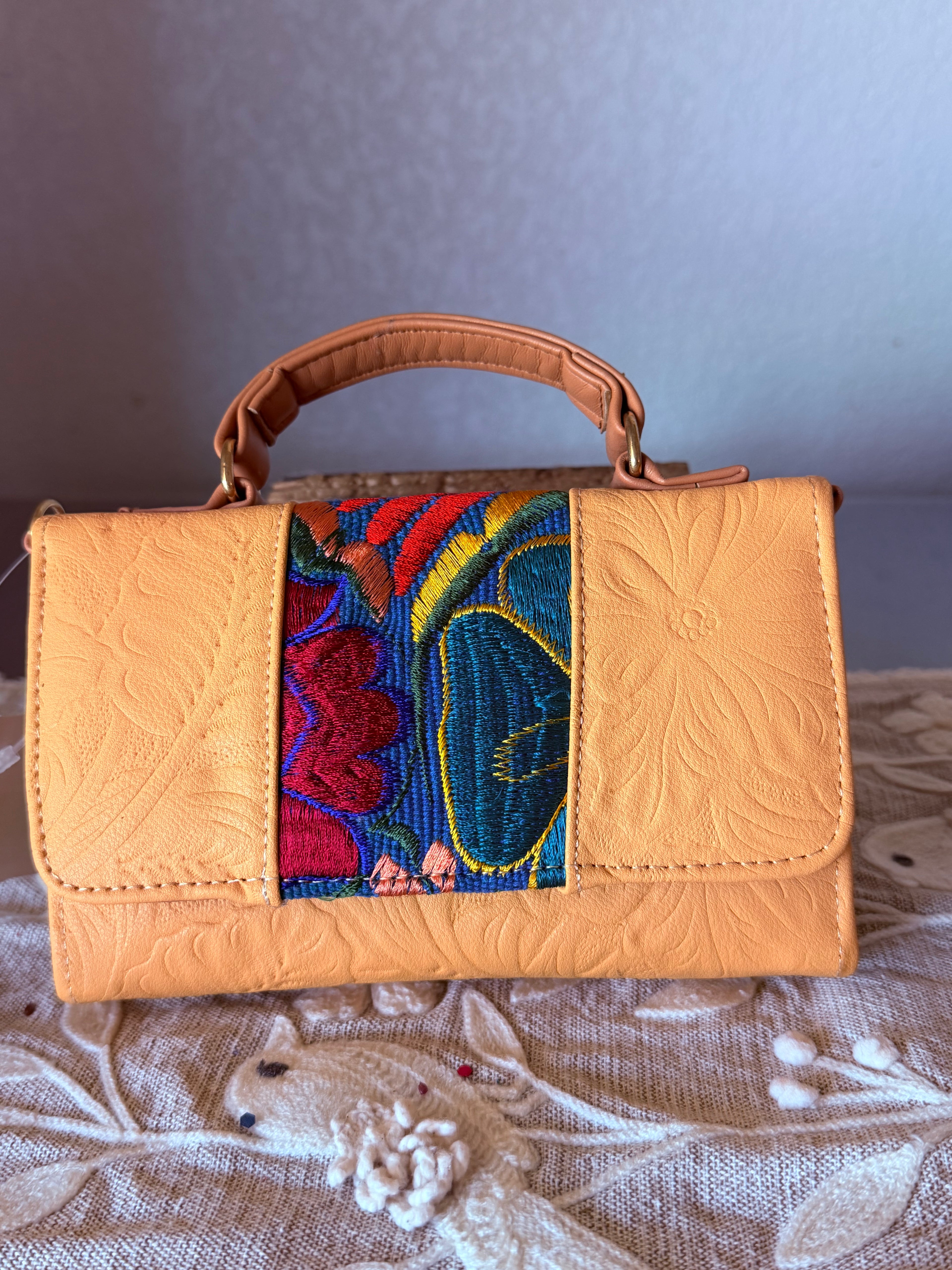 Bolsa Crossbody "Cross Two" - Arte Pincelado a Mano
