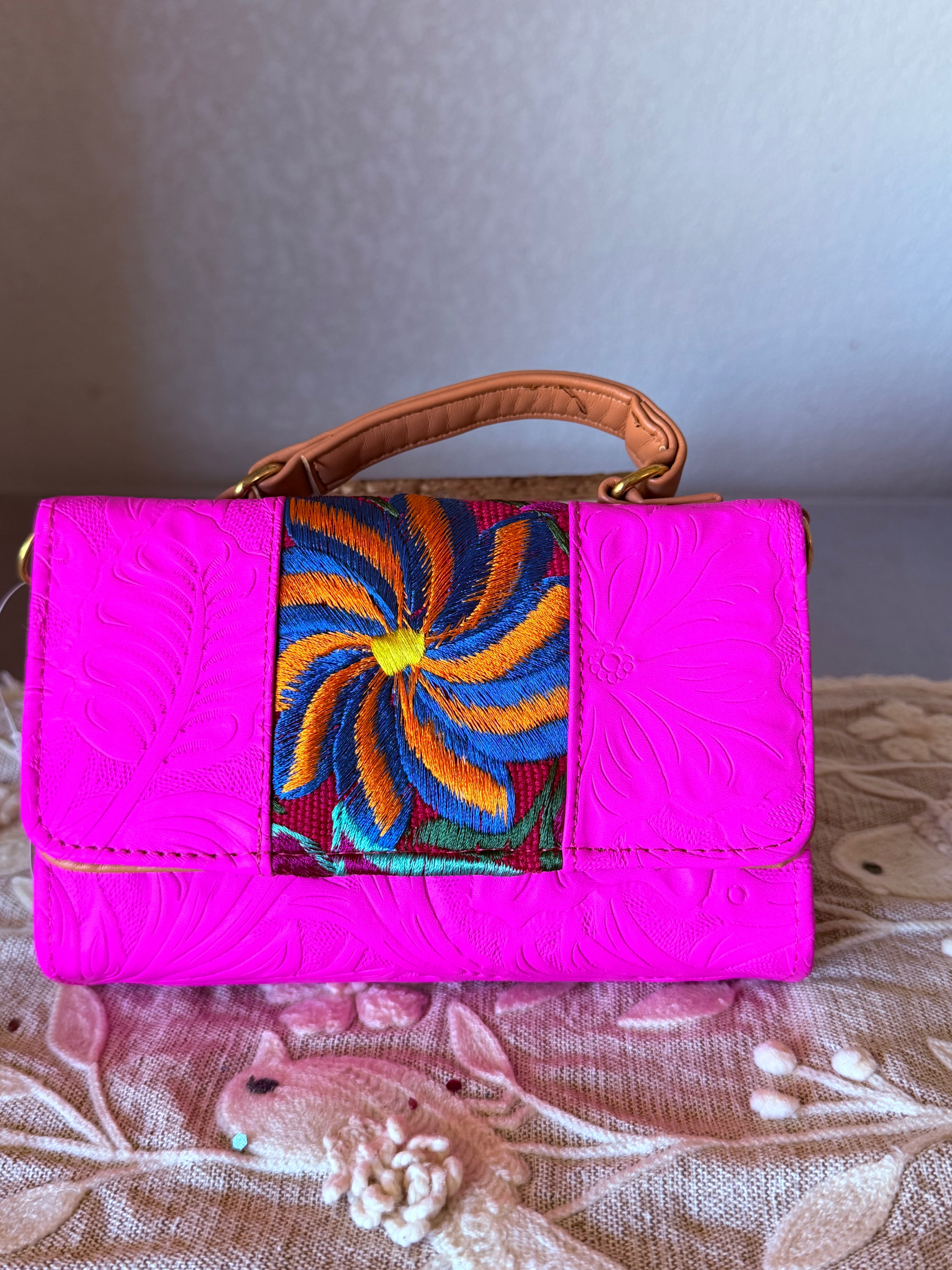 Bolsa Crossbody "Cross Two" - Arte Pincelado a Mano