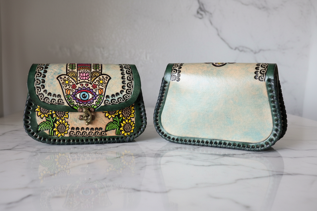 Bolsa Hamsa girasoles
