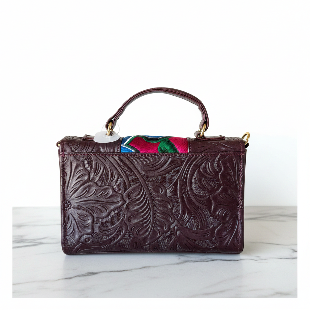 Bolsa vino reverso mármol