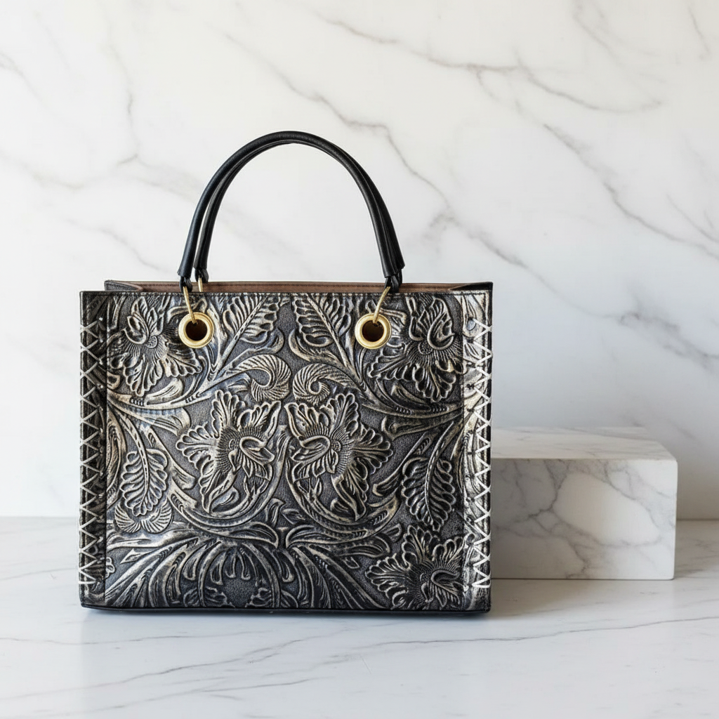 Chiseled Tote Negro - Frente
