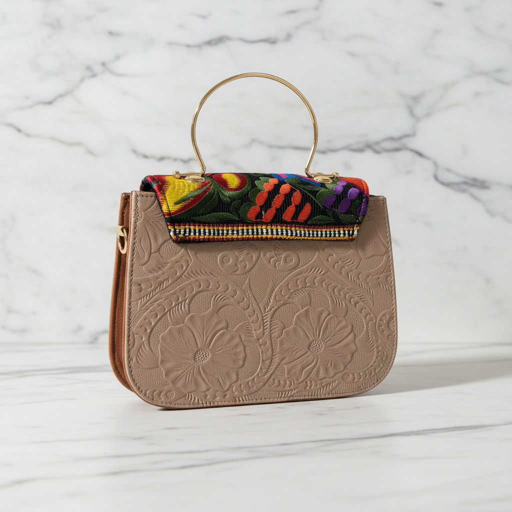 Clutch Beige - Trasera real