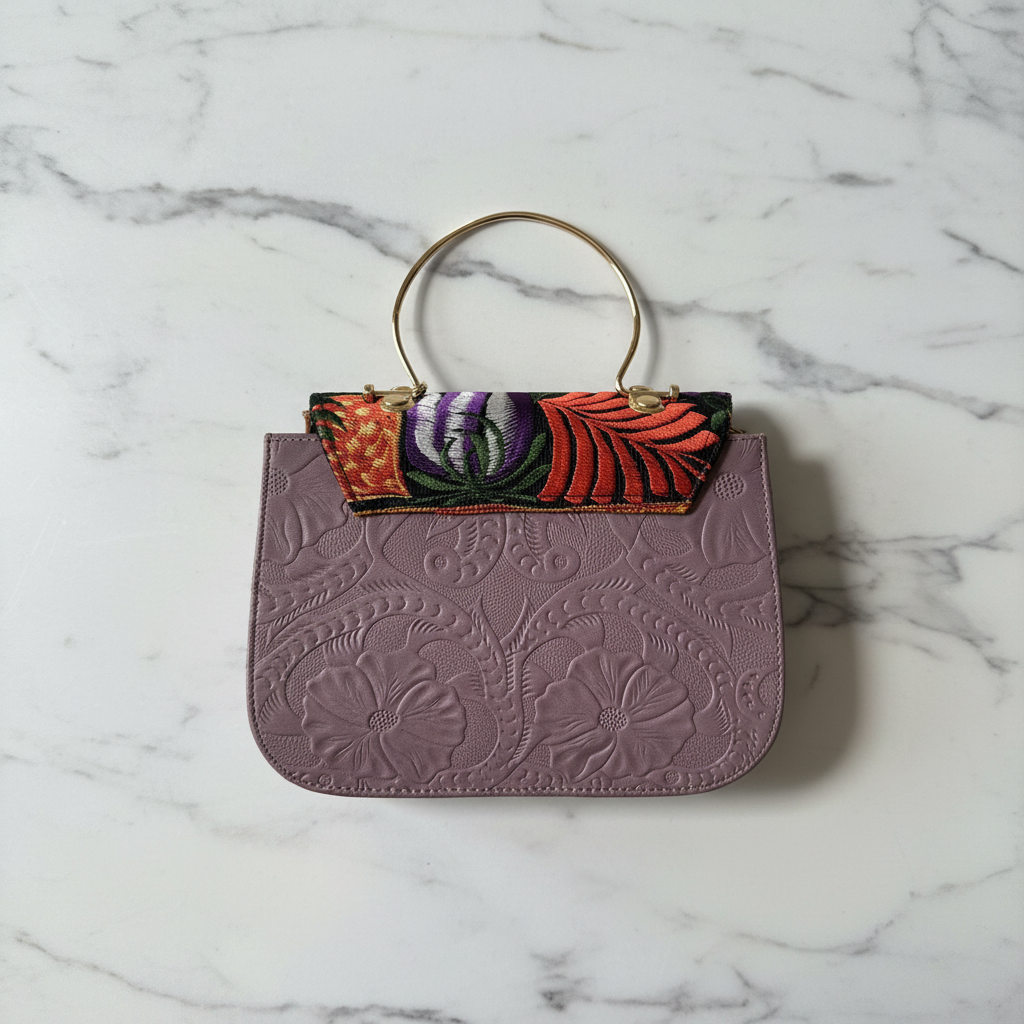 Clutch Lila - Trasera real