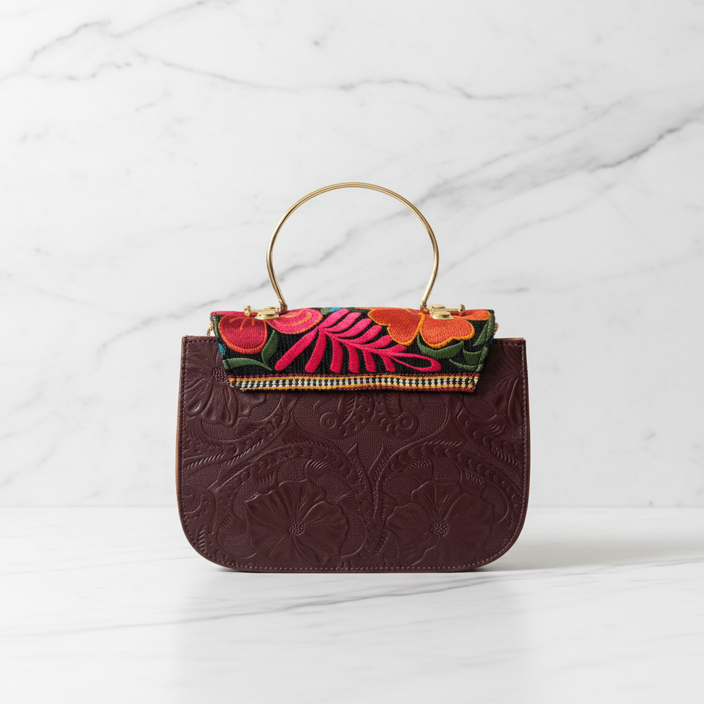 Clutch Morada - Trasera real
