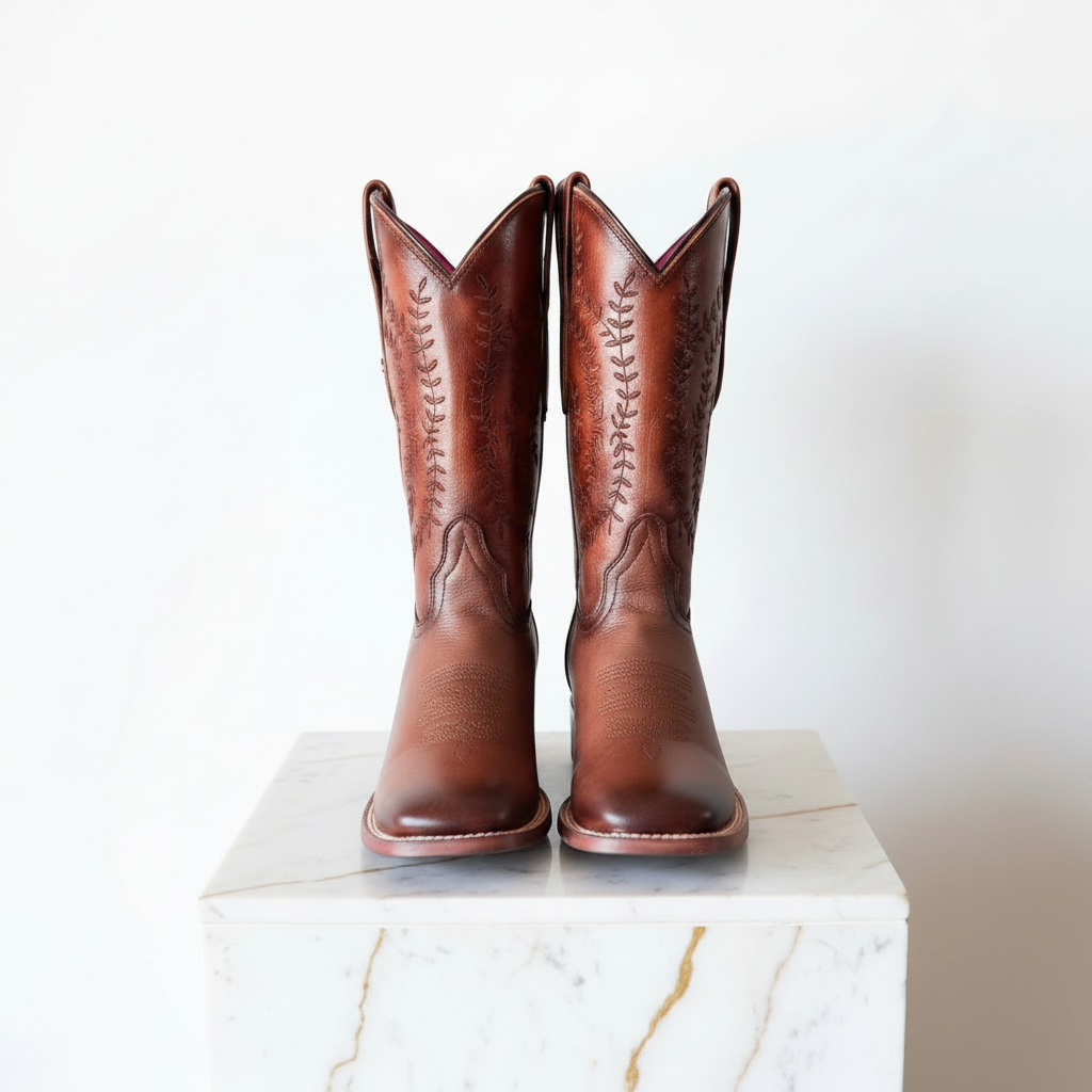 Cowboy Boots Front Shaded Toe