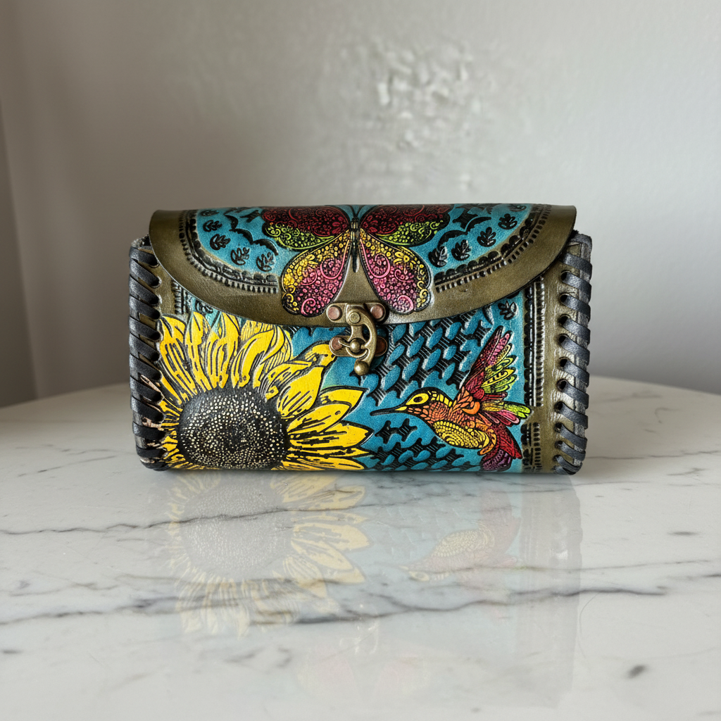 Cross Adelina - mariposa y colibrí