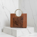 Floral Tote Hummingbird - Marble Stand